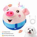 Interactive Dog Toys Pig, Jumping Squeaky Dog Toys with Recording and Music Modes, Rechargeable Moving Dog Chew Toys for Small/Medium Dogs to Keep Them Busy #Dealsforyoudays #Summerwins