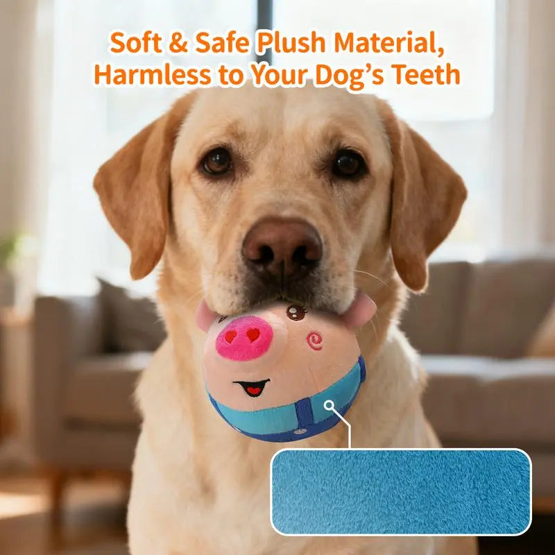 Interactive Dog Toys Pig, Jumping Squeaky Dog Toys with Recording and Music Modes, Rechargeable Moving Dog Chew Toys for Small/Medium Dogs to Keep Them Busy #Dealsforyoudays #Summerwins