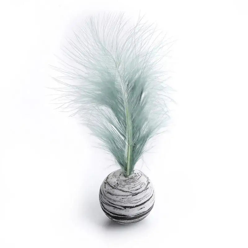 Cat Toy Ball Feather Funny Cat Toy Star Ball Plus Feather Foam Ball Throwing Toys Interactive Toys Pet Supplies Katten Toy