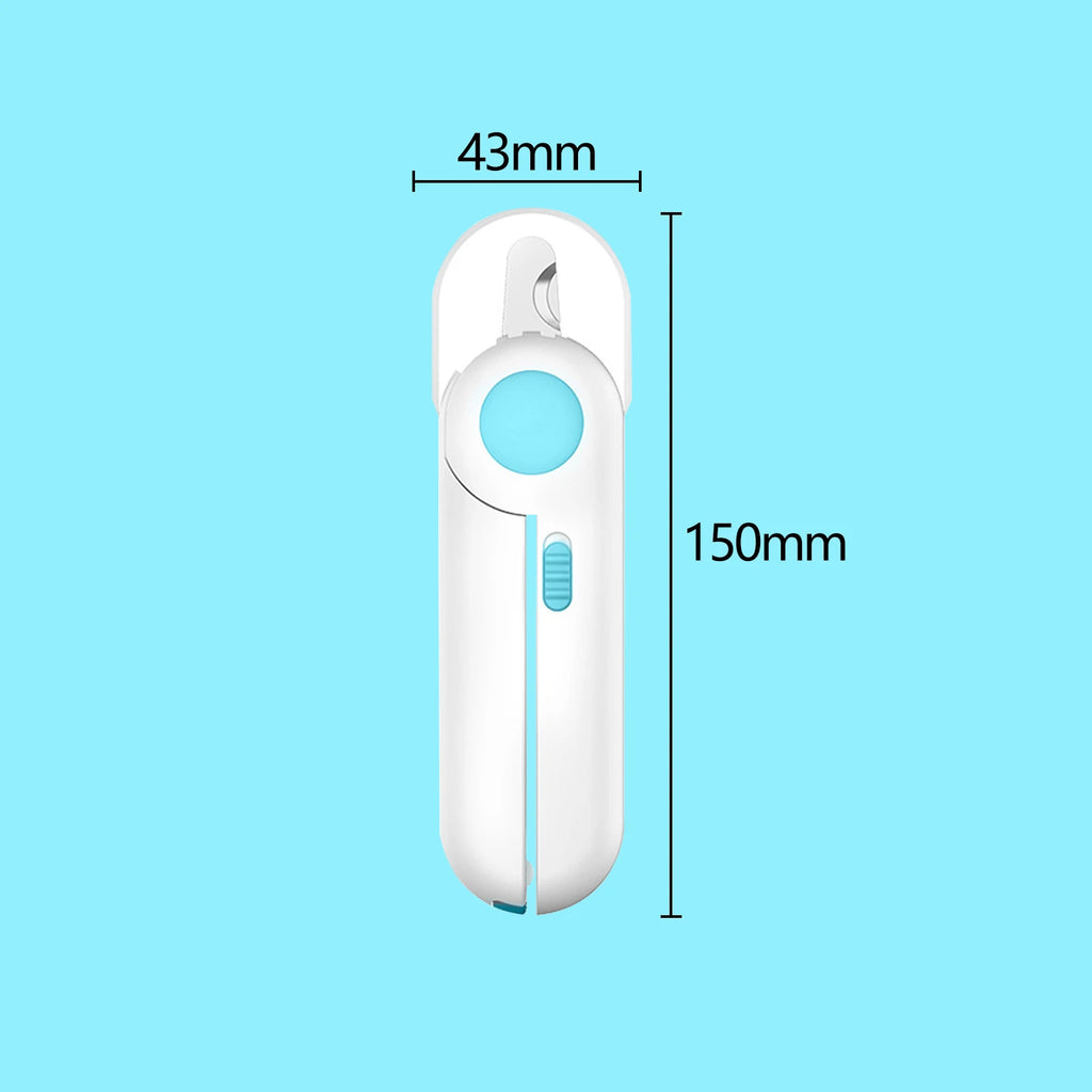 Cat Dog Nail Clipper with LED Light Pet Grooming Supplies Pet Claw Nail File Trimmer Puppy Kitten Pets Care Cleaning Beauty Tool