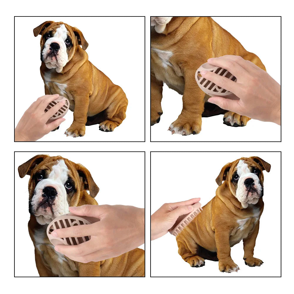 Quickly Cleaning Brush Massage Brush Comb Pet Washer Brush Tools Dog Cat Soft Gentle Silicone Bristles Cleaner Puppy Wash Tools
