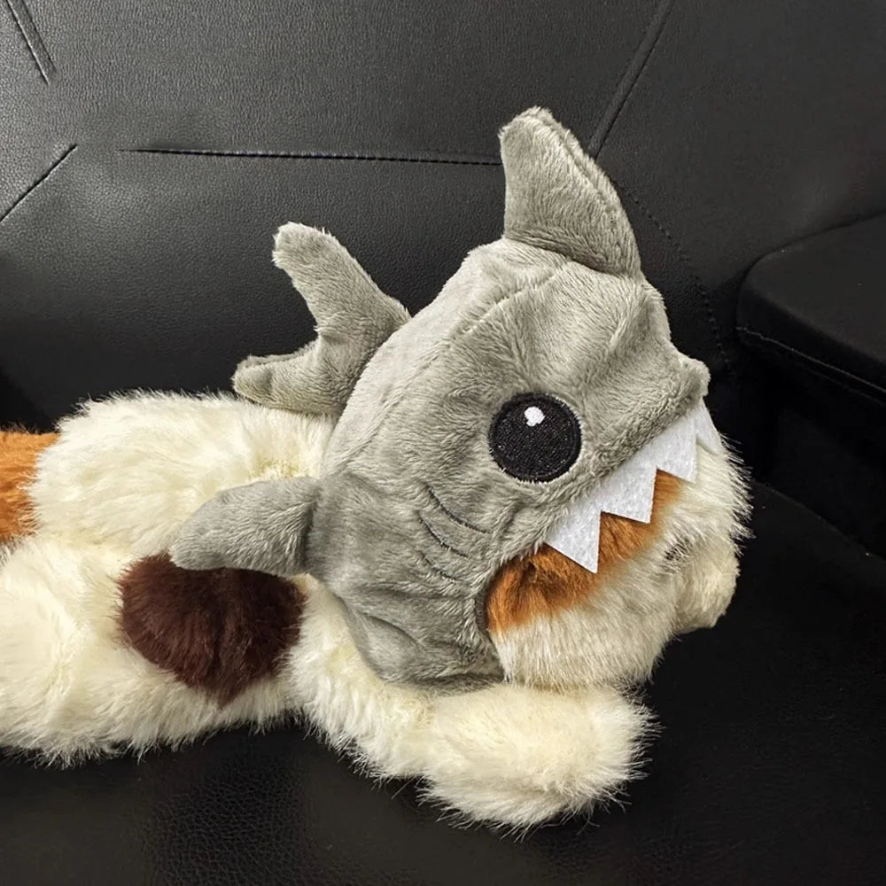 Kitten Outfits Adjustable Cat Shark Headdress Cartoon Warm Plush Cat Decorative Hat Cute Soft Pet Costume Halloween