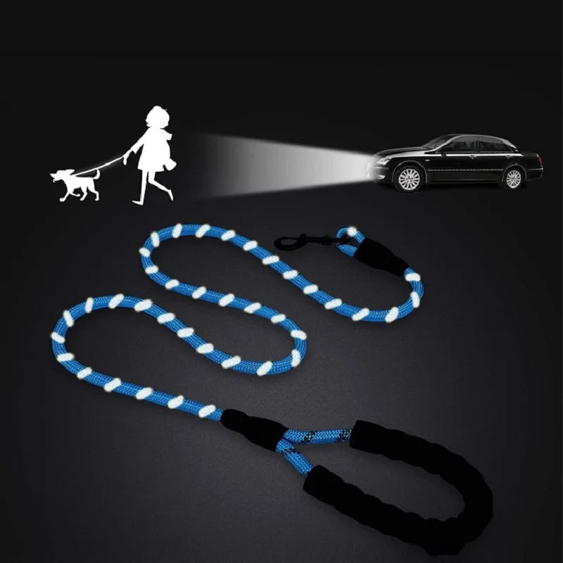 150/200/300CM Reflective Dog Leash Soft Handle Dog Leash Reinforced Leash for Small Medium Large Dogs Big Dog Supplies