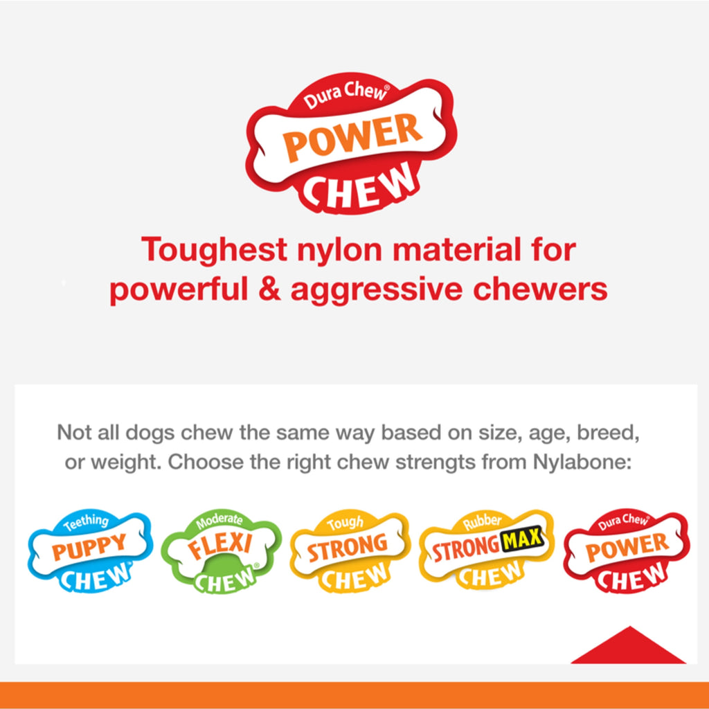 Power Chew Comfort Hold X Bone Dog Toy, Dog Chew Toy, Beef Flavor, Large, 1 Count